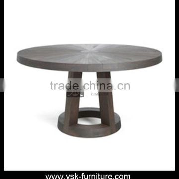 DT-035 Stylish Round Table Wooden Furniture Designs