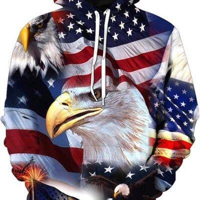 Mens Hoodies Pullover Tie Dye Graphic Hoodie Long Sleeve Casual Sweatshirts with Pocket