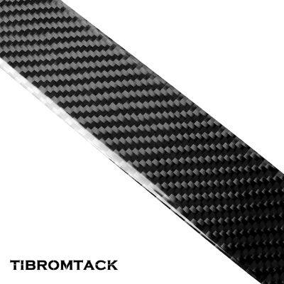 TIBROMTACK for Tesla Model-S（2014-2019） Carbon Fibre Car Door Threshold Protection Sticker photo-3