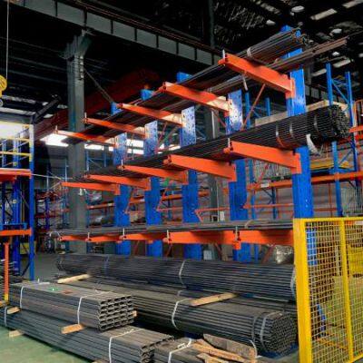 Cantilevered Racking Wholesale Good Quality Double Sided Stacking Racks Steel Shelf Heavy Duty Display Cantilever Warehouse Storage Rack