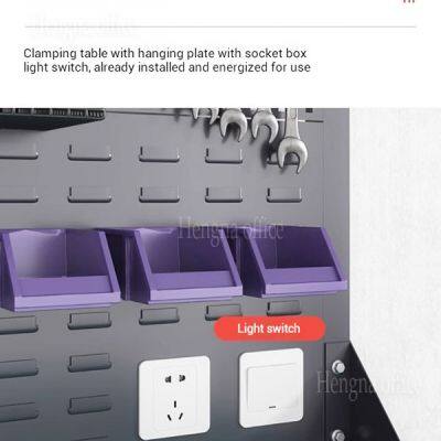 China Supplier Industrial Steel Workbench With Pegboard & Tool Storage | Perfect for Workshops & Laboratories-OEM/ODM photo-4