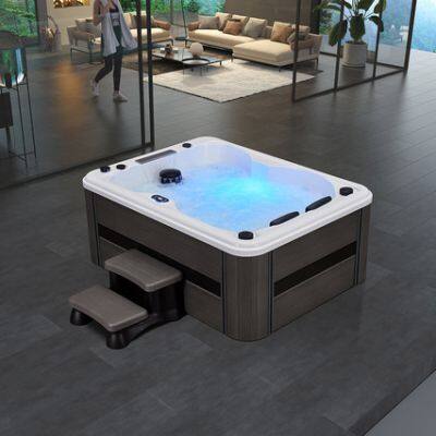 Rectangular Massage Bathtub for Home Use; Independent Massage Surf;