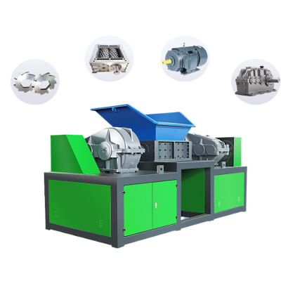 Stainless Steel Double Shaft Shredder for Medical Waste Treatment