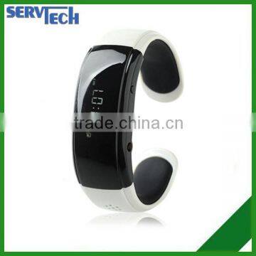 Bluetooth Smart Wrist Watch Bracelet for Android Samsung Phone White Black Color