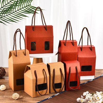 Corrugated Paper Kraft Packaging Box With Window