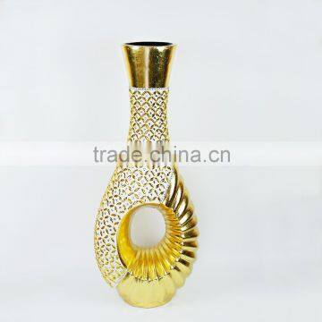 resin vase, small glass craft vase, decorative vase