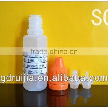 18ml empty plastic vials dropper bottle tamper proof bottle