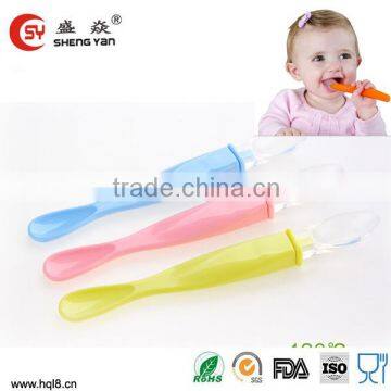 perfect silicone rubber baby spoon