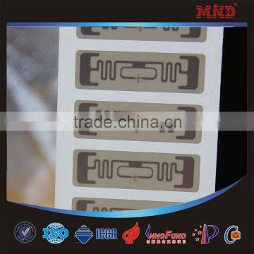 MDS2 Factory customizing Alien 9640 9662 dry and wet rfid tag/label/sticker/inlay