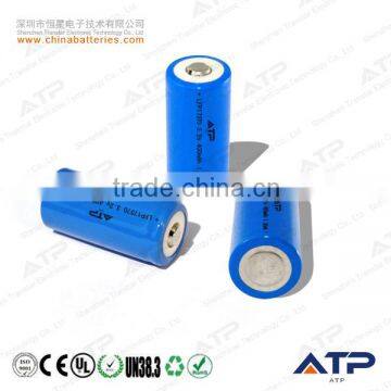 Lifepo4 3.2v 400mah lithium battery 17370 / 17370 cylindrical battery rechargeable