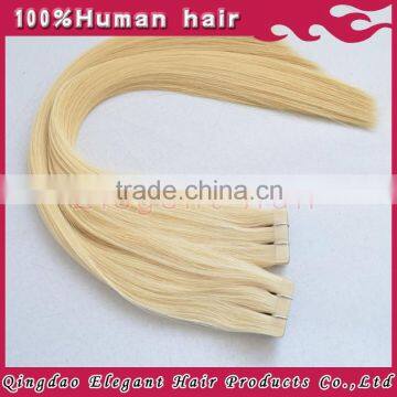 Wholesale Hair Salon Products,Raw Russsian Virgin Tape in Platinum Blonde Hair photo-5