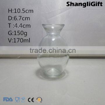 170ml Flower Culture bottle For Daffodils Hyacinth Clear Glass Vases