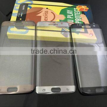 2015 Newest mobile phone accessories tempered glass film screen protector for Samsung galaxy s7 edge