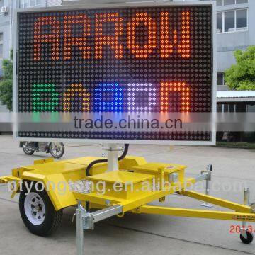 Solar power Variable Message Signs for advertising