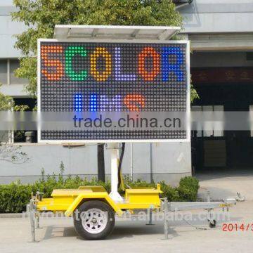 portable Variable Message Signs for traffic control and advertising