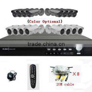 8CH IP66 weatherproof complete Home security system