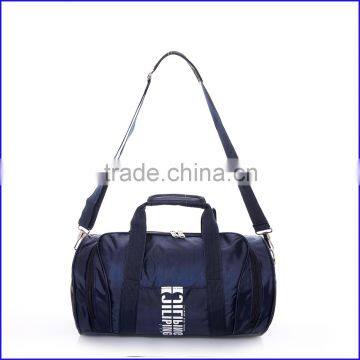 New design large volume good quality handle travel barrel shape bag