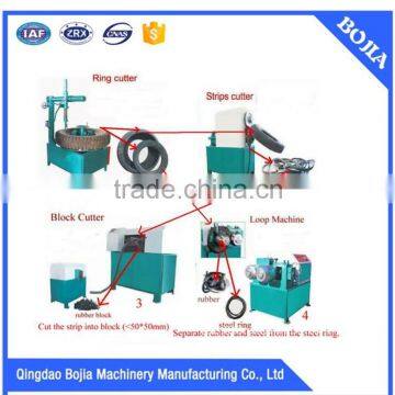 High energy efficiency truck tire recycling machine&rubber powder production line in China with Iso&CE&SGS