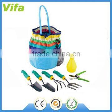 multi-pockets garden tool set carry bag