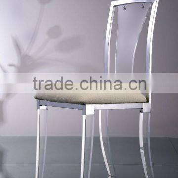 Modern acrylic restaurant dining chair