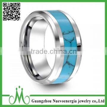 High Quality Beautiful Men Ring New Design Silver Finger Ring High Polishing Charm Tungsten Ring photo-5