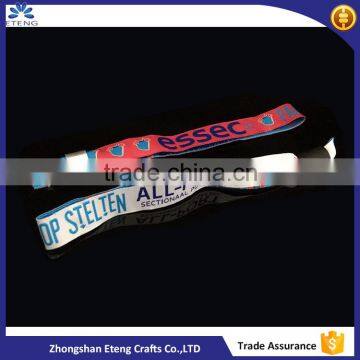 Personalized woven wristbands fabric bracelets for event