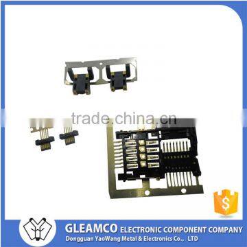 OEM Metal PCB Connector With Plastic Injection
