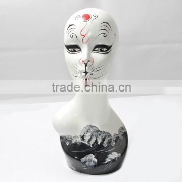 Alibaba Wholesale Fiberglass Wig Mannequin Display Head, Hair Dispaly Mannequin