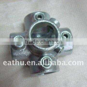 black malleable iron pipeclamp fitting