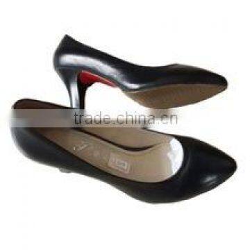 Fashion high heel leather shoes for ladies