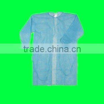 Disposable Non-woven Isolation Gown with Elastic Cuffs