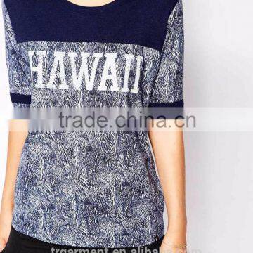 Hawaii beach t-shirt girls dress design for women sex sleep night wears