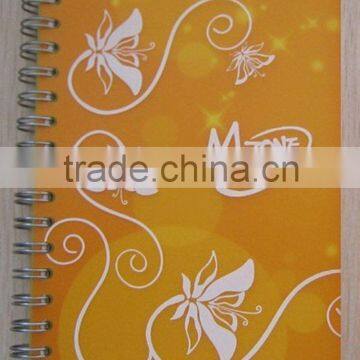 PP spiral Notebook pp cover notebook with pen