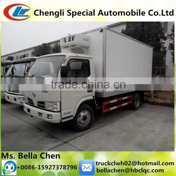 Frozen food delivery trucks, Thermo King refrigeration unit of freezer truck cargo box