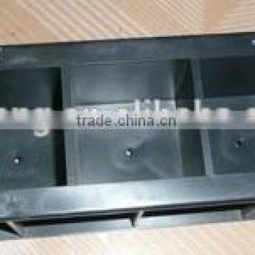 70.7*70.7*70.7mm Plastic Three Gang Cement Mortar Cube Test Mould photo-3