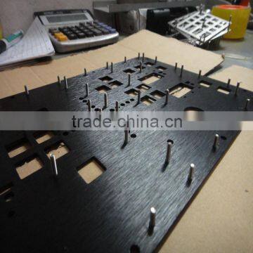 Custom Stamping Powder Coating Streching Aluminium Sheet With Stud photo-2