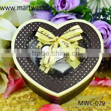 lovely heart shape wedding favor gift boxes,various sizes empty gift boxes for wedding(MWC-029)