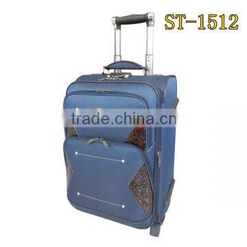 20 inch cheap selling soft luggage bags two wheels or four wheels