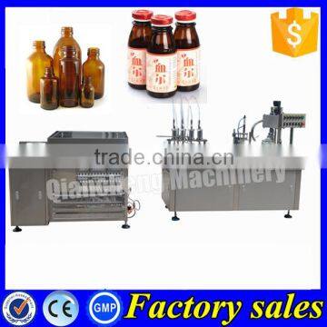 ODM Supplier bottles filling machine,100ml syrup filler and capper