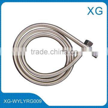 New design stainless steel flexible spring shower hose/flexible extension shower hose/High quality spring steel shower hose