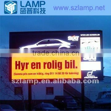 LAMP ourdoor commercial high resolution matrix led billboard