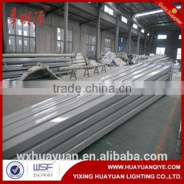 Galvanized square steel pole for sale