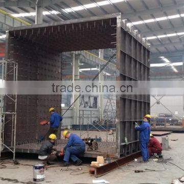 Prefabriated steel structure for mining equipment