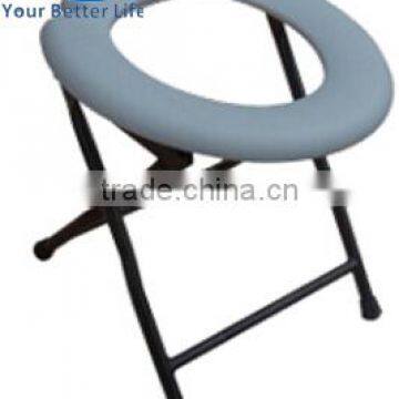 Steel folding price commode