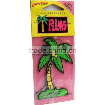 coconut tree hanging scented paper freshener /decorated home