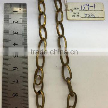 Popular decorative brass handmake chain.brass chain for jewelry.Clothing chain, waist chain, bag chain, key chain