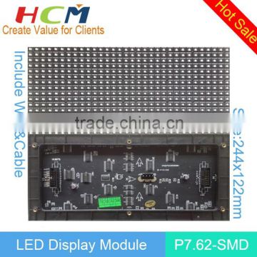 Ali CE ROHS P7.62mm P10 indoor led module with high quality