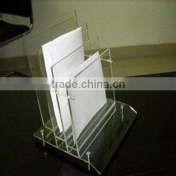 acrylic pocket brochure holder