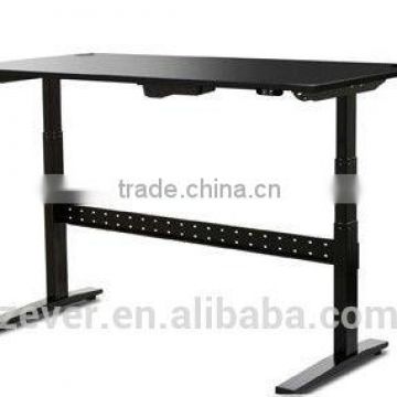 Electric height adjustable table leg