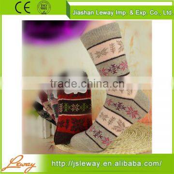 New Style wholesale colorful wool socks anti-slip wool socks